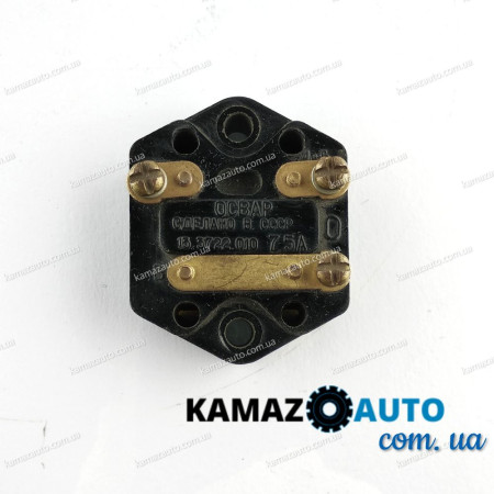 Запобіжник термобіметалічний автомат. КамАЗ-4310-5320,Урал-4320,КрАЗ (7,5А) // 13.3722010 // 1302.3722010